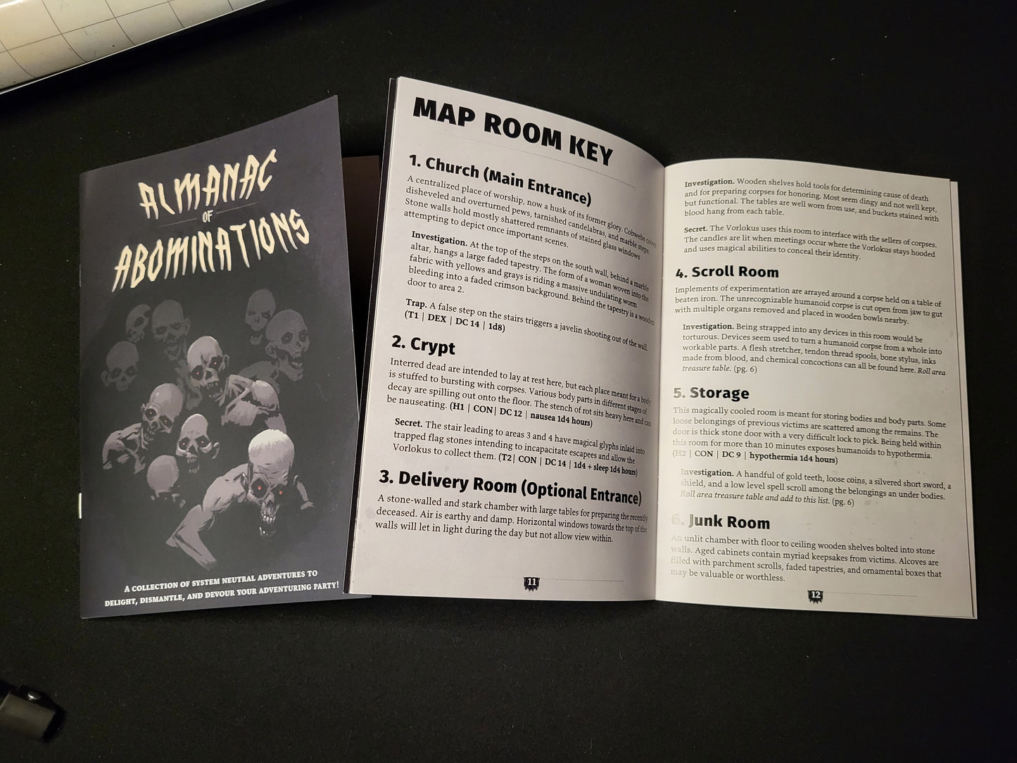 Almanac of Abominations Zine - System Neutral