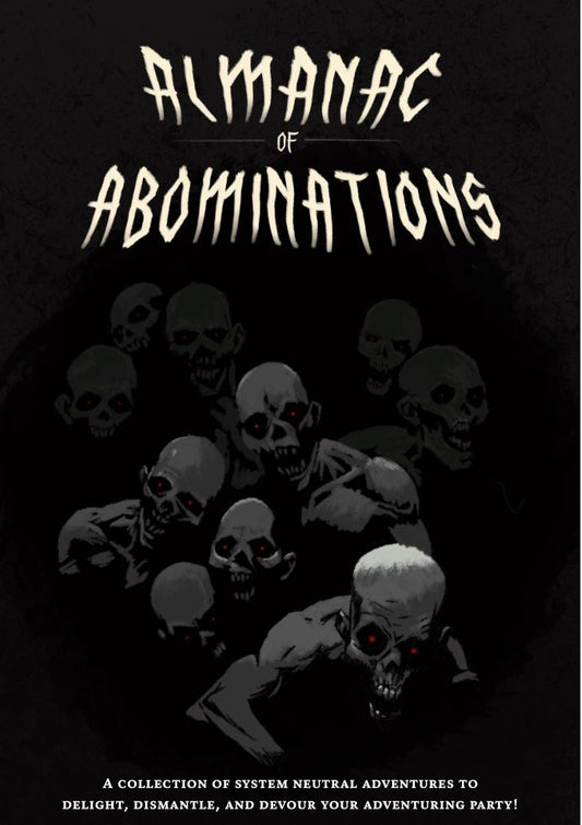 Almanac of Abominations Zine - System Neutral