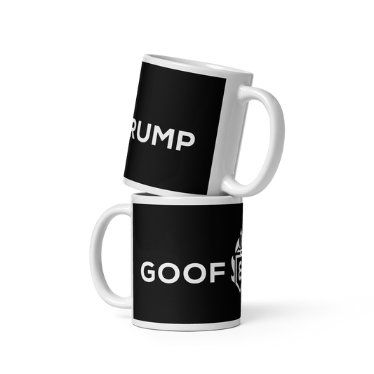 White Glossy Mug - G&G - Black Background