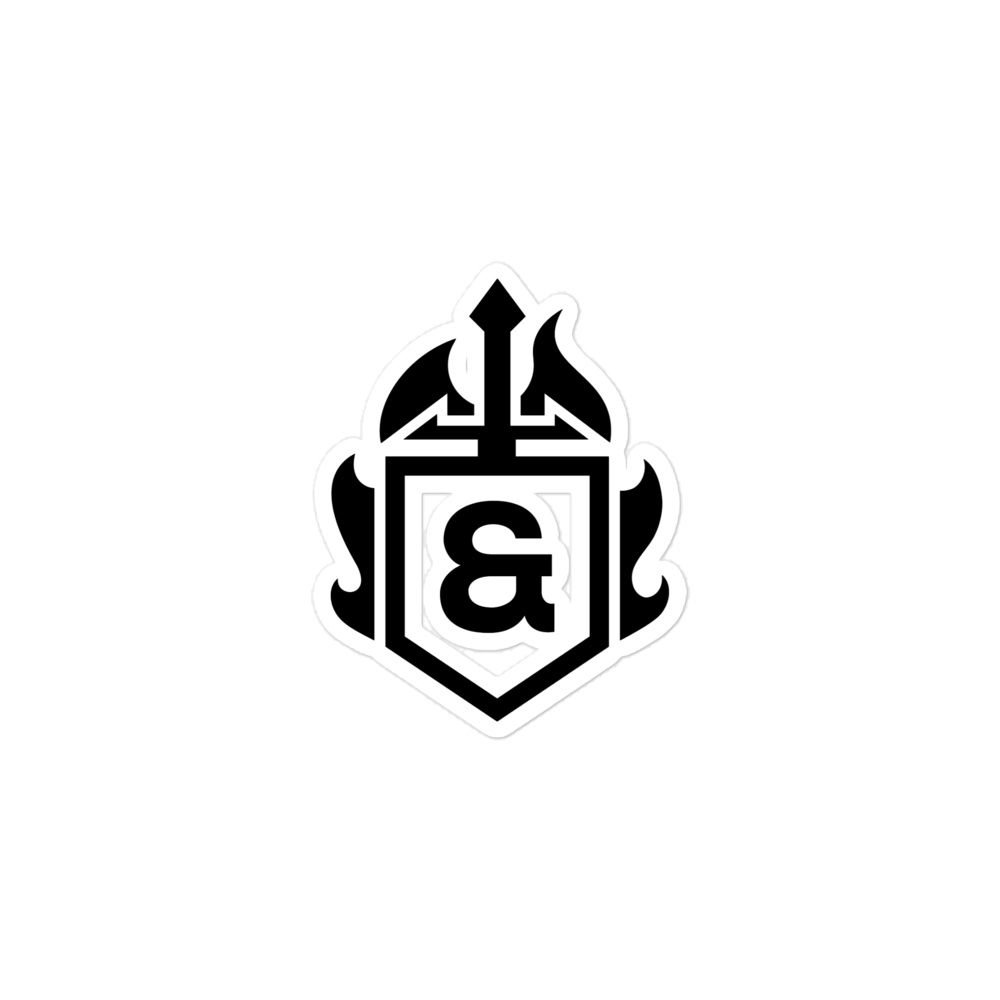 Sticker - Black - G&G Shield