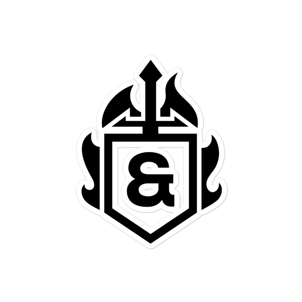 Sticker - Black - G&G Shield